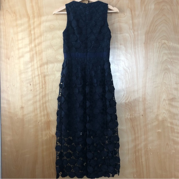 Trina Turk Navy Lace Dress - Picture 3 of 6